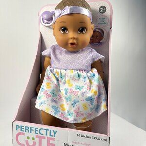 Perfectly Cute Sweet-Cuddly My Sweet Baby Doll 14" With Accessories NIB